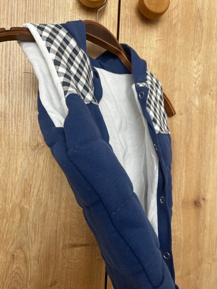 Lacivert Erkek Çocuk Düğmeli Yelek - Görsel 2