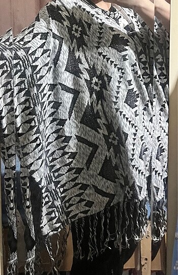 H&M Kışlık panço