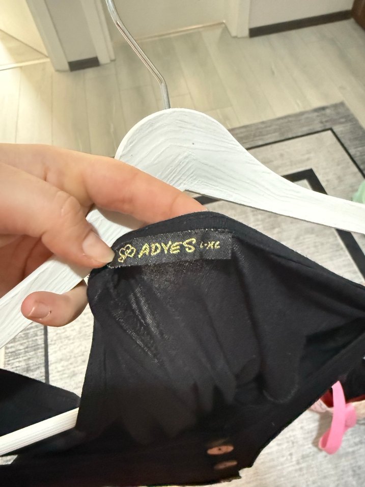 Siyah Düğmeli Uzun Tulum - Görsel 4