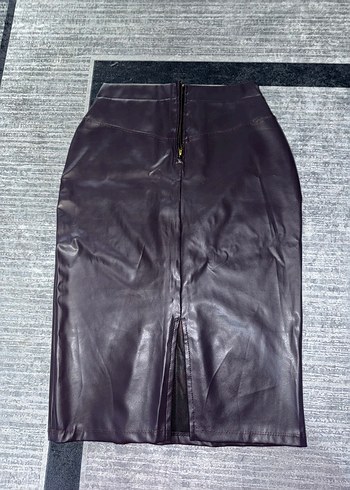 Mor Deri Kalem Etek - Görsel 2