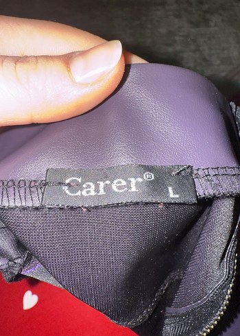 Mor Deri Kalem Etek - Görsel 3