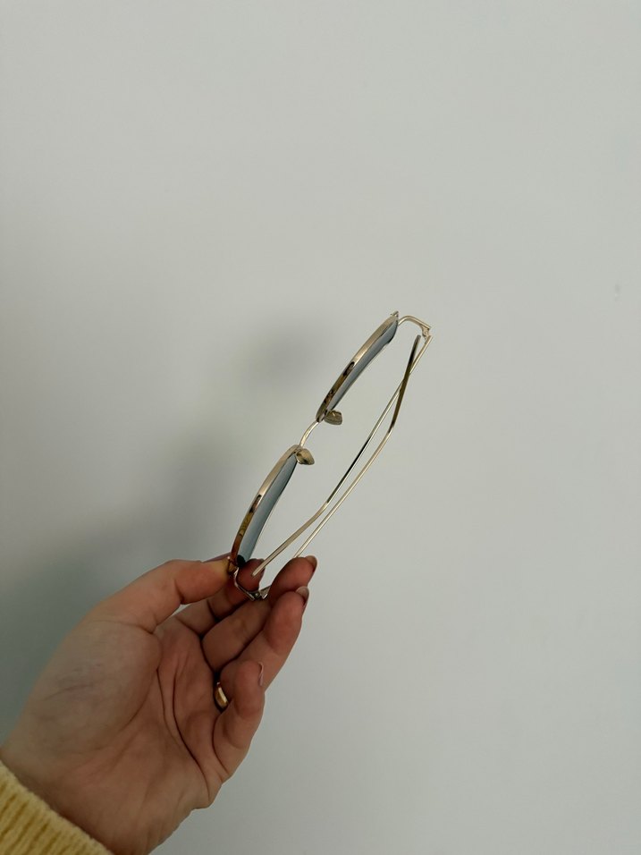 Şeffaf Pembe Kadın Güneş Gözlüğü - Görsel 3