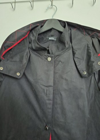 Siyah Kuşaklı Uzun Hamile Kabanı - Görsel 3