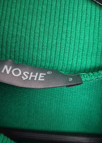 Uzun Kollu Yeşil Fermuarlı Tunik - Görsel 5