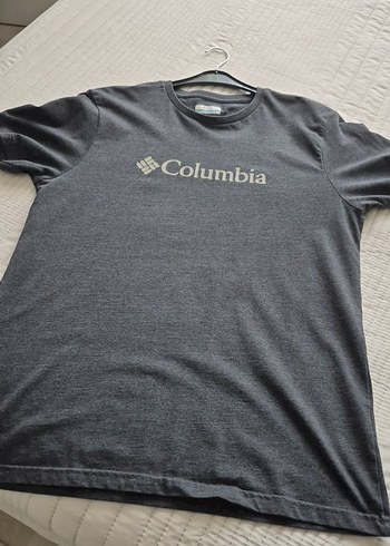 Columbia Gri Baskılı Erkek Tişört - Görsel 3