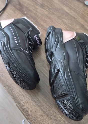 Kız Çocuk Pembe Zebra Desenli Cırtcırtlı Bot - Görsel 2