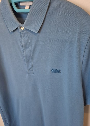 Erkek Mavi Denim Polo Tişört - Görsel 2