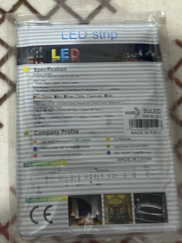 SULED Çok Renkli LED Şerit Işık Kumandalı 5 metre - Görsel 2