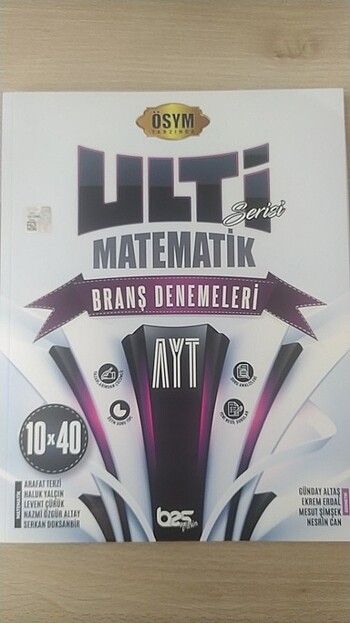 Bes yayınları Ayt matematik 10lu deneme