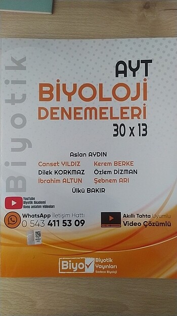 Biyotik ayt biyoloji branş deneme 