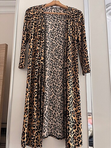 Mango Mango leopar desenli elbise