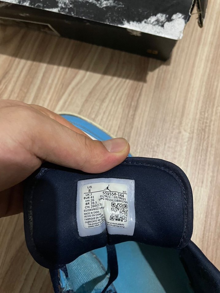 Air Jordan 1 Low Unc - Görsel 5