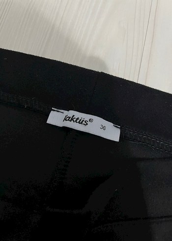 Siyah ispanyol paça pantolon - Görsel 3