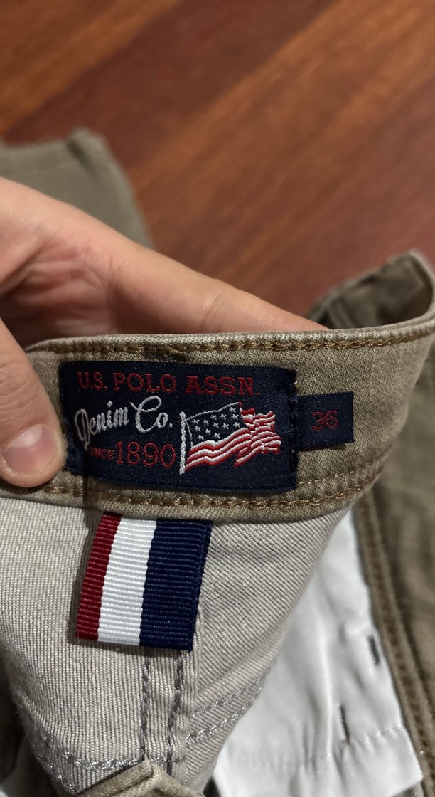 Bej Kemerli Kadın Denim Pantolon - Görsel 2