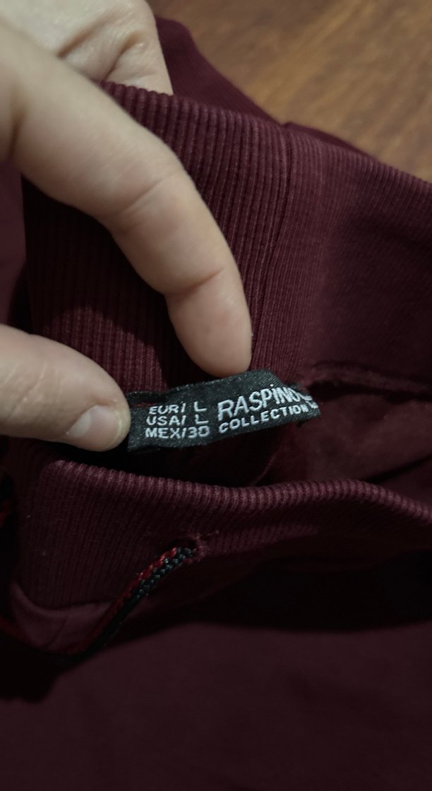 Bordo Fermuarlı Erkek Eşofman Altı - Görsel 3