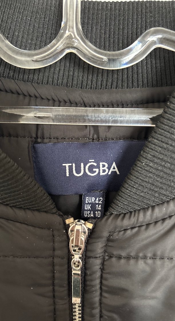 Kadın Siyah Uzun Fermuarlı Kışlık Mont - Görsel 3