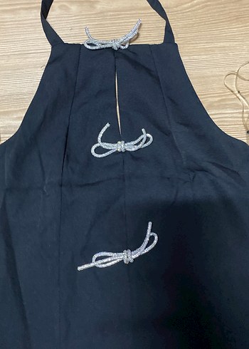 Sıyah mini elbise - Görsel 4