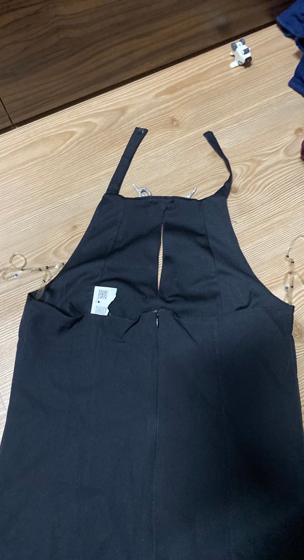 Sıyah mini elbise - Görsel 3