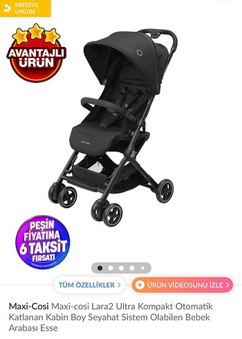 Beden gri Renk Sıfır ayarında iki bebek arabası-bir puset-bir anne yanı beşik
