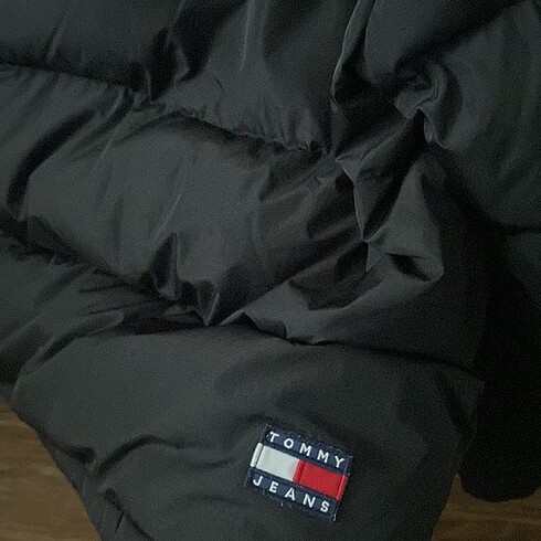 s Beden siyah Renk Tommy hılfıger orijinal mont