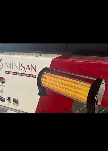 Sıfır açılmamış minisan marka elektrikli soba