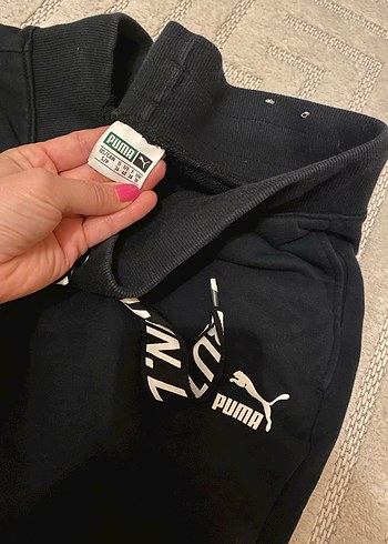s Beden Siyah Puma Kadın Spor Eşofman Altı