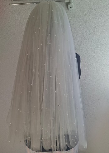 Pronovias Vintage Kisa Beyaz Duvak