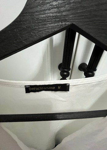 Uzun Kollu Beyaz-Siyah Midi Tulum - Görsel 5