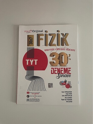 Mikro Orijinal TYT Fizik Deneme