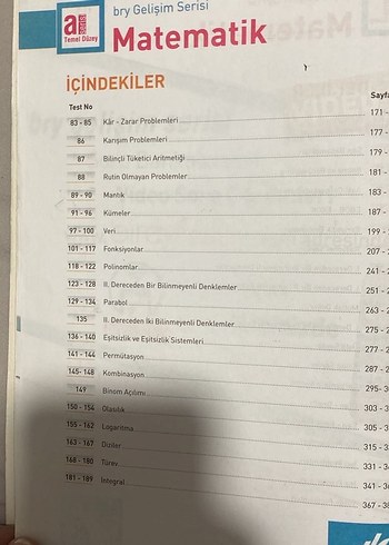 Beden bry a tyt Matematik Soru Bankası-Üniversite Sınavlarına Hazırlık