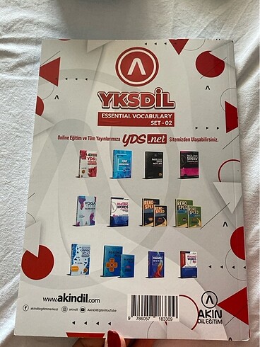  akın dil kelime kitabı