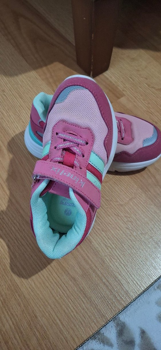 Kız Çocuk Pembe Bağcıklı Spor Ayakkabı - Görsel 3