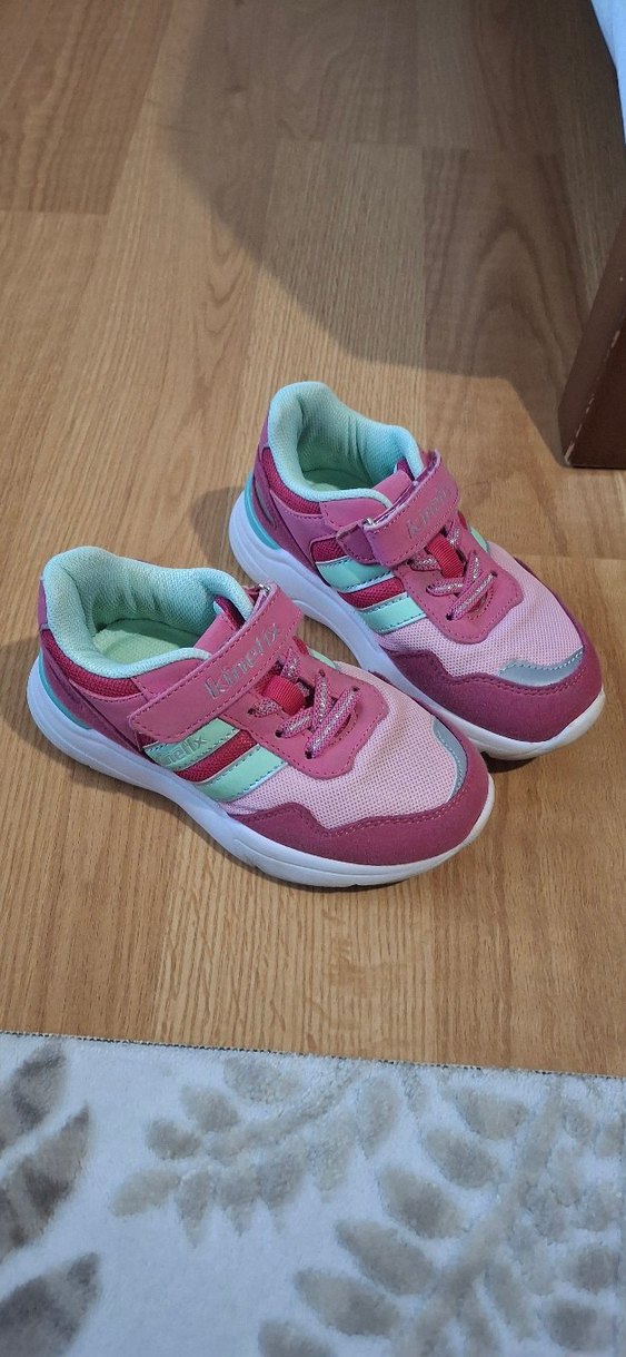 Kız Çocuk Pembe Bağcıklı Spor Ayakkabı - Görsel 2