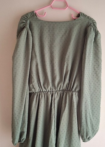 yeşil Uzun Kollu V Yaka He - Görsel 2