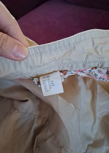 Düğmeli Beyaz Midi Hamile Kaban - Görsel 2