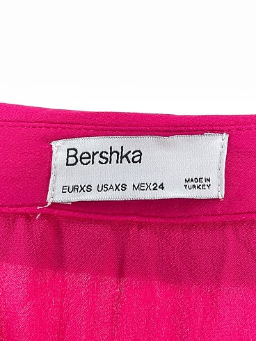 xs Beden pembe Renk Bershka Kısa Elbise %70 İndirimli.