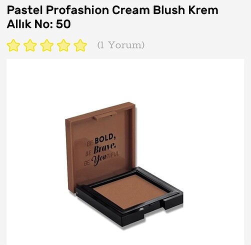  Beden Pastel cream blush 50