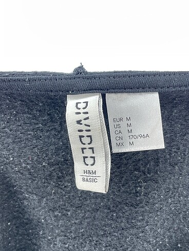 m Beden siyah Renk H&M Sweatshirt %70 İndirimli.