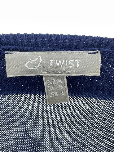 m Beden lacivert Renk Twist Kazak / Triko %70 İndirimli.