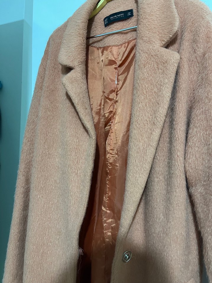 Kadın Midi Yün Kaban - Görsel 3