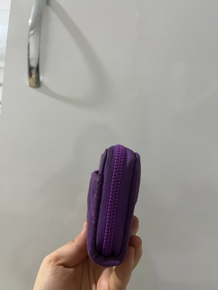 Mor Kapitone Desenli Kadın Cüzdan - Görsel 3