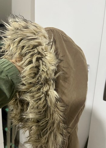 Kapüşonlu Kadın Kışlık mont - Görsel 5