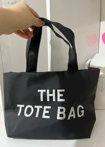 Siyah Deri Kemerli The Tote Bag Omuz Çantası - Görsel 2