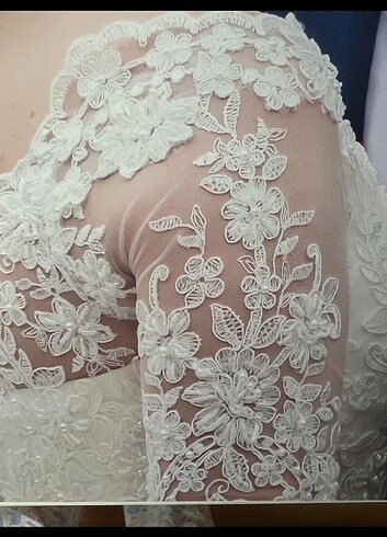 Gelinlik özel dikim sadece bı kere giyildi - Görsel 5