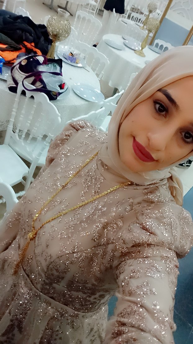 Bej İşlemeli Uzun Kollu Nişan Elbisesi - Görsel 3