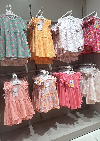 Kız Çocuk Çok Renkli Pamuklu Fırfırlı mont