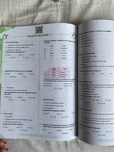  Beden Renk kimya soru bankası