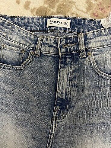 34 Beden mavi Renk pull and bear jeans