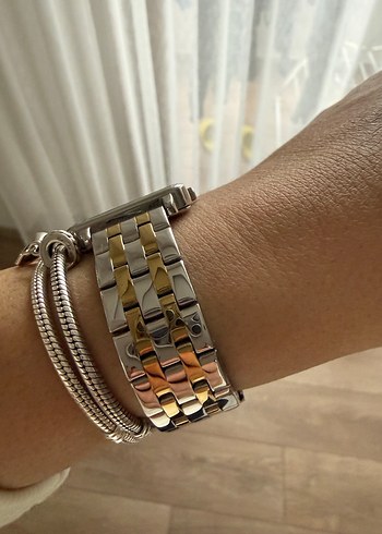 Kadın Gri Modern Klasik Kemerli Kol Saati - Görsel 3