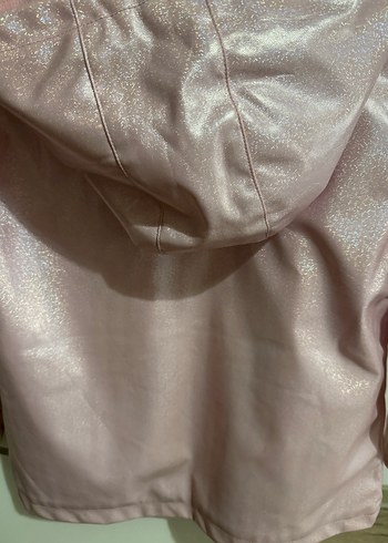 Kızlar için Pembe Polar Yağmurluk - Görsel 5